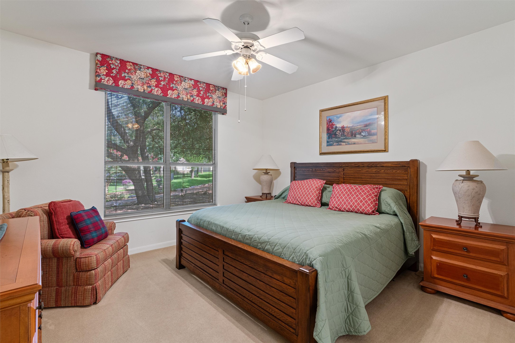 121 Larkspur Lane Georgetown, TX 78633 - Photo 13 of 28 a bedroom with a bed couch and window