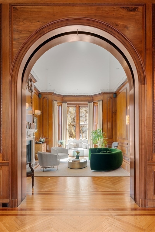 3 Commonwealth Avenue, Unit 1 Boston, MA 02116 - Photo 4 of 30 a view of living room and kitchen with furniture