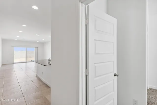 a view of empty room