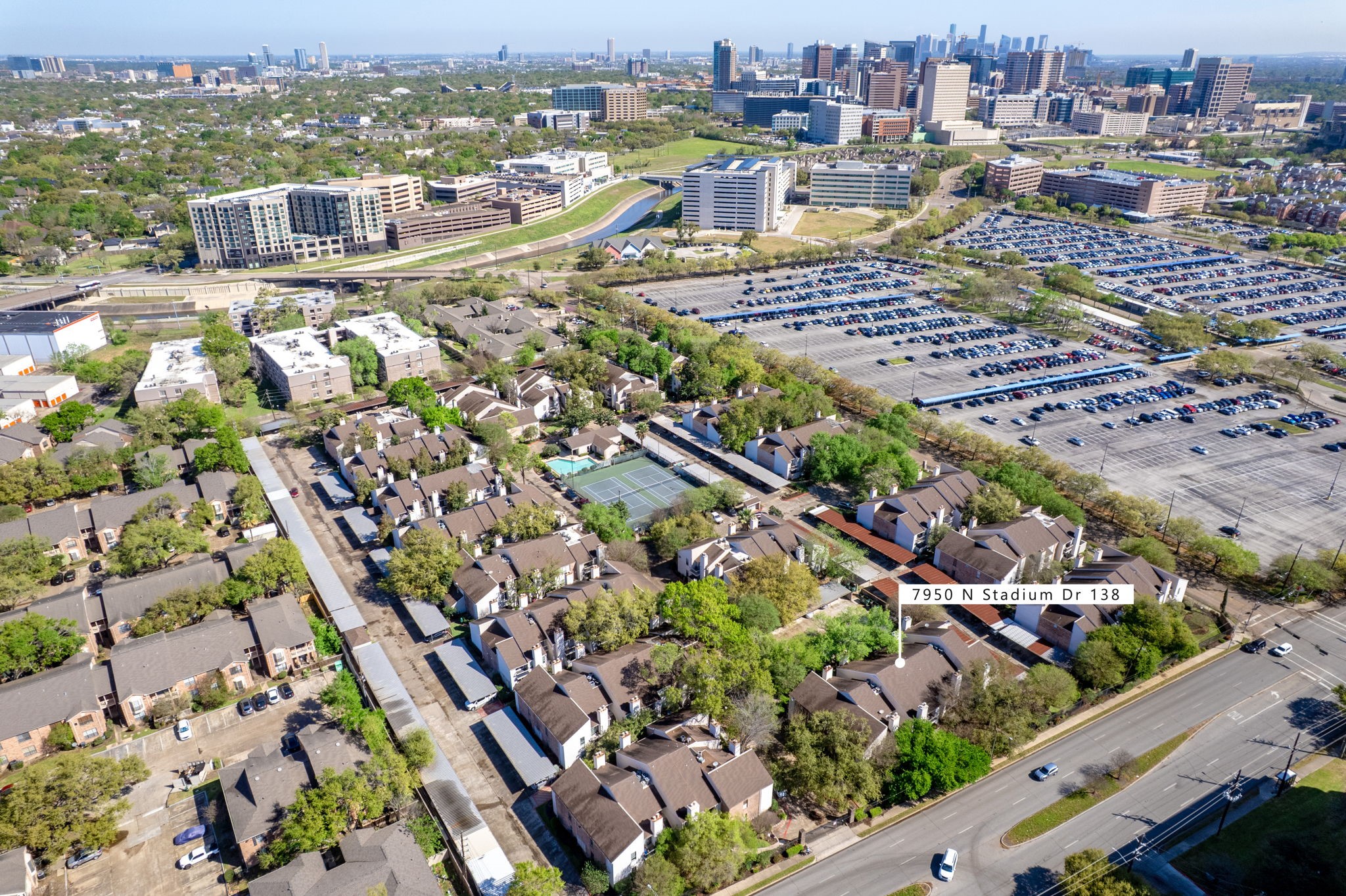 7950 North Stadium Drive, Unit 232 Houston, TX 77030 - Photo 20 of 21 a city view