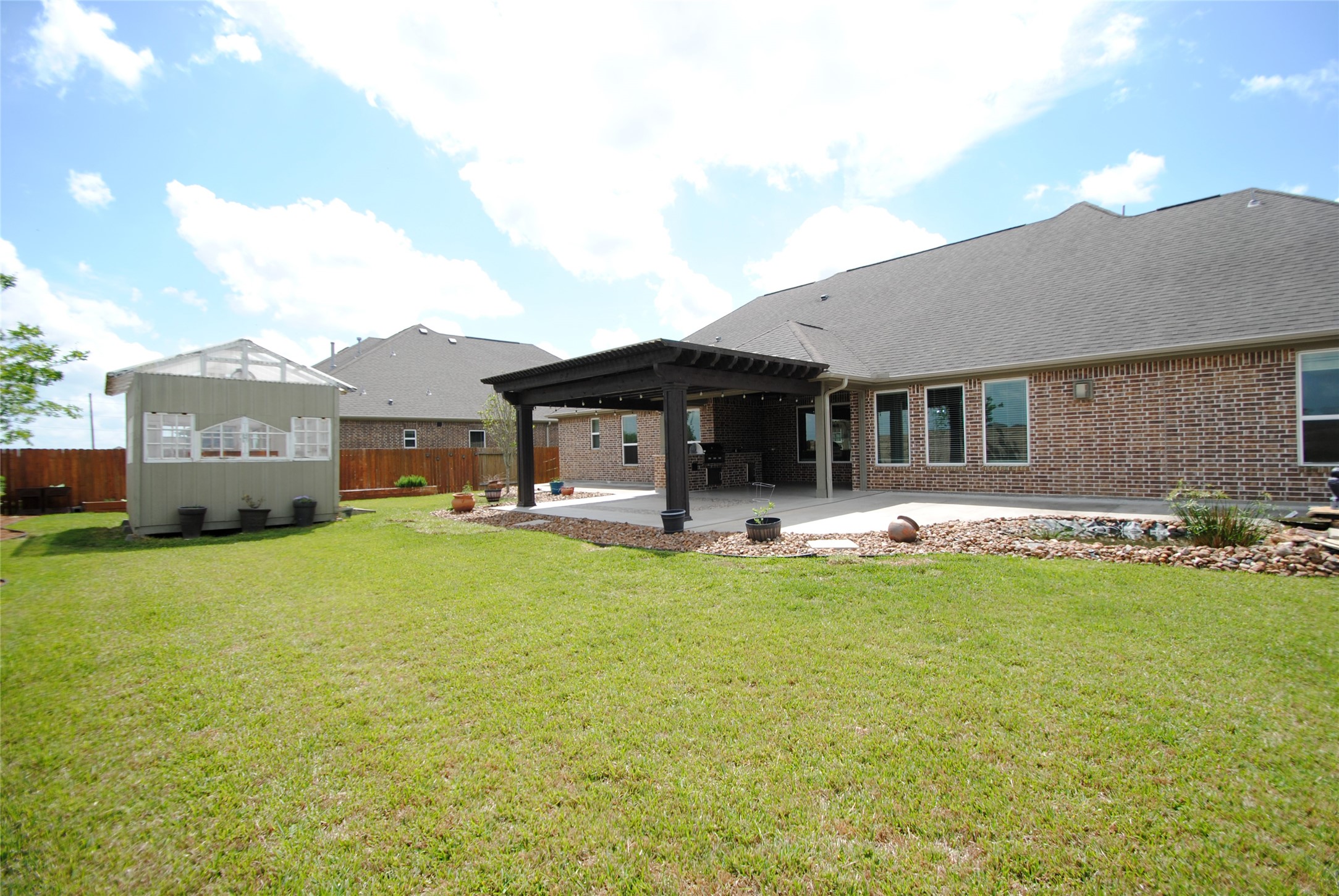 2803 Quartz Rdg Drive Rosharon, TX 77583 - Photo 44 of 44 Backyard View - No Back Neighbors