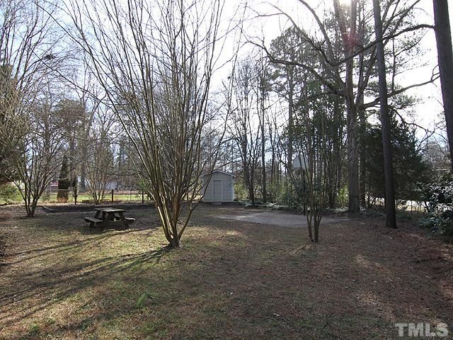 3819 Pickett Road Durham, NC 27705 - Photo 19 of 25 Spacious fenced backyard provides great outdoor living space.