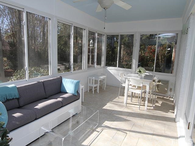 3819 Pickett Road Durham, NC 27705 - Photo 10 of 25 Gorgeous sunroom is heated and cooled, providing enjoyment for all 4 seasons. Open all the windows in the spring and fall or on a breezy summer evening.