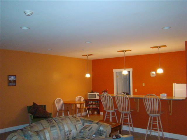 1022 North Ridge Road, Unit 1022 Carrabassett Valley, ME 04947 - Photo 21 of 27 Finished lower level with kitchen...