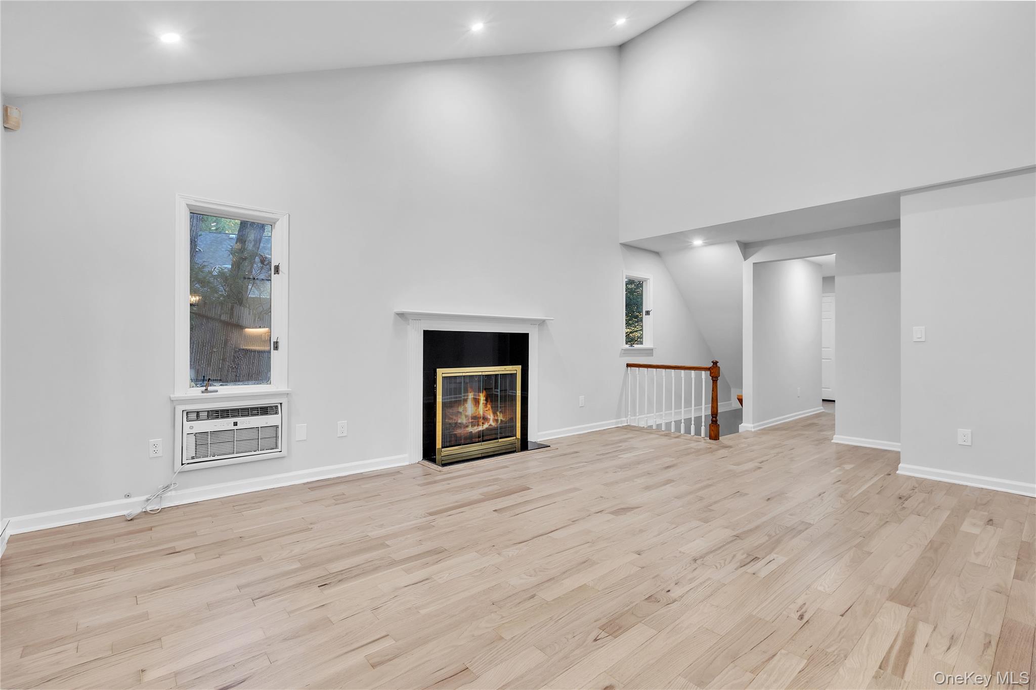 43 Park Road Goldens Bridge, NY 10526 - Photo 5 of 27 a view of an empty room with wooden floor and a fireplace