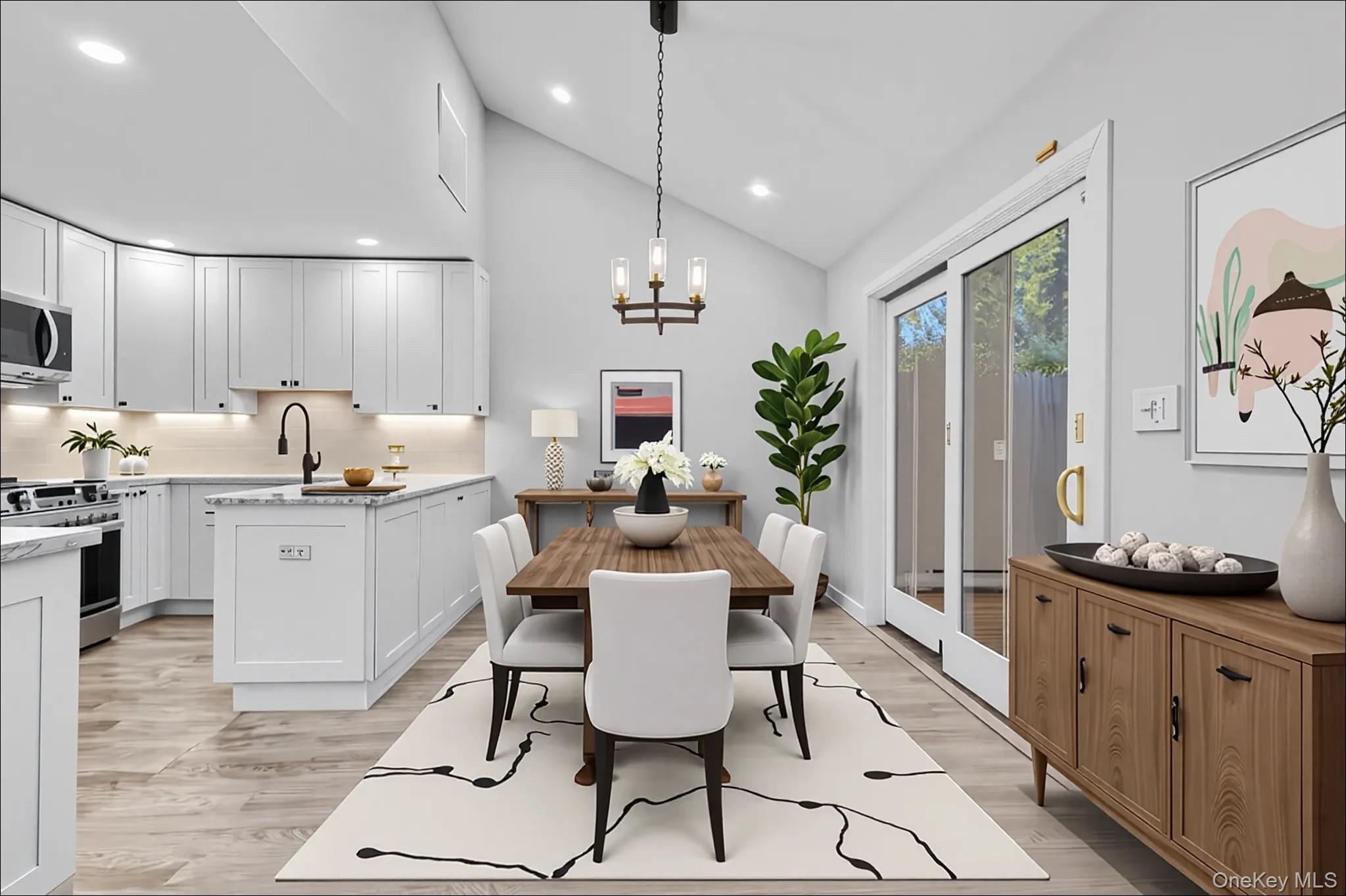 43 Park Road Goldens Bridge, NY 10526 - Photo 6 of 27 a room with kitchen island granite countertop furniture and a dining table