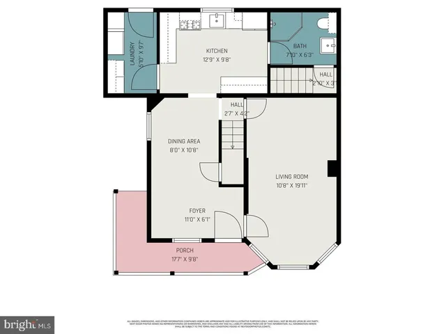 a picture of a bench in front of a wall