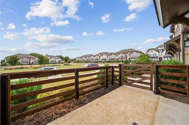 a view of a city from a terrace