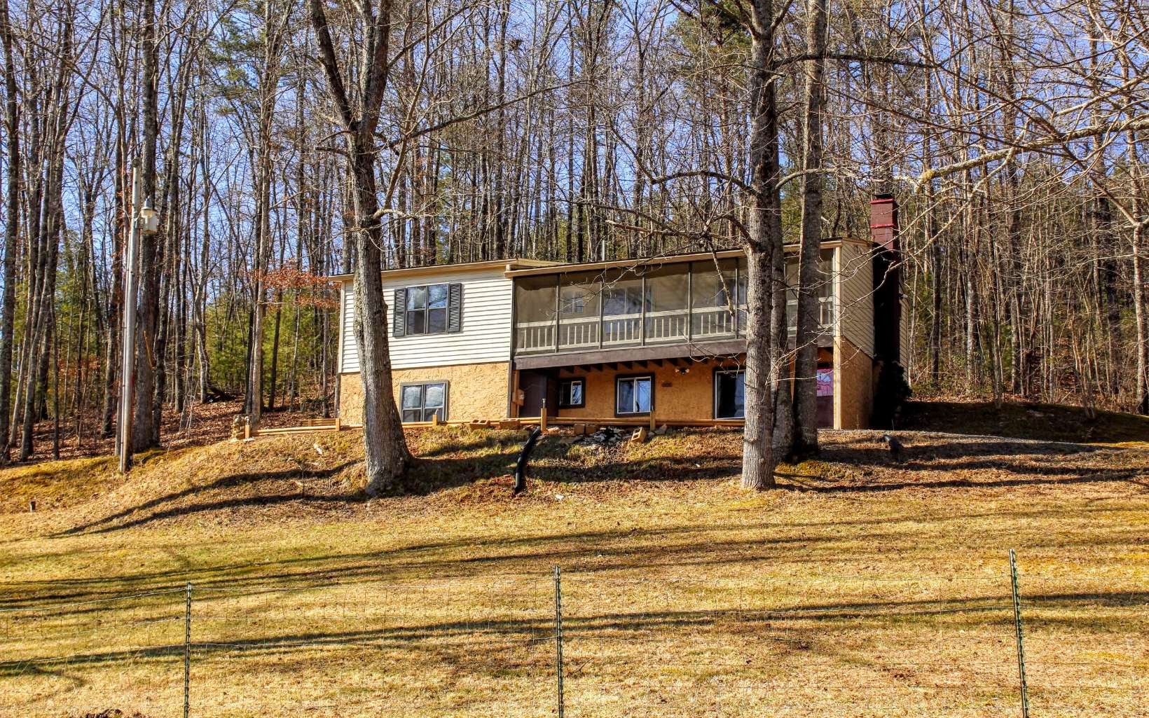 736 Orton Road Murphy, NC 28906 - Photo 1 of 1 a view of a building with snow on the road