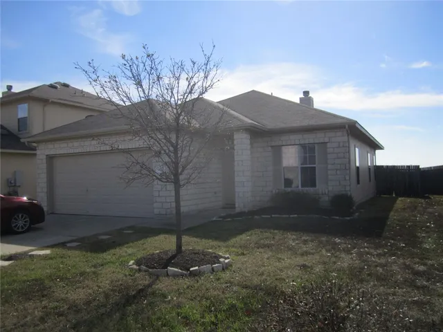 a backyard of a house
