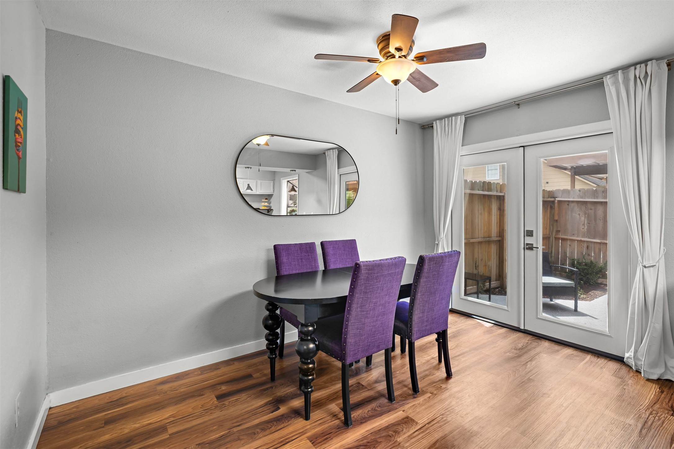 1500 Sandy Springs Road, Unit 22 Houston, TX 77042 - Photo 9 of 31 The French doors allow lots of light in from the private patio!