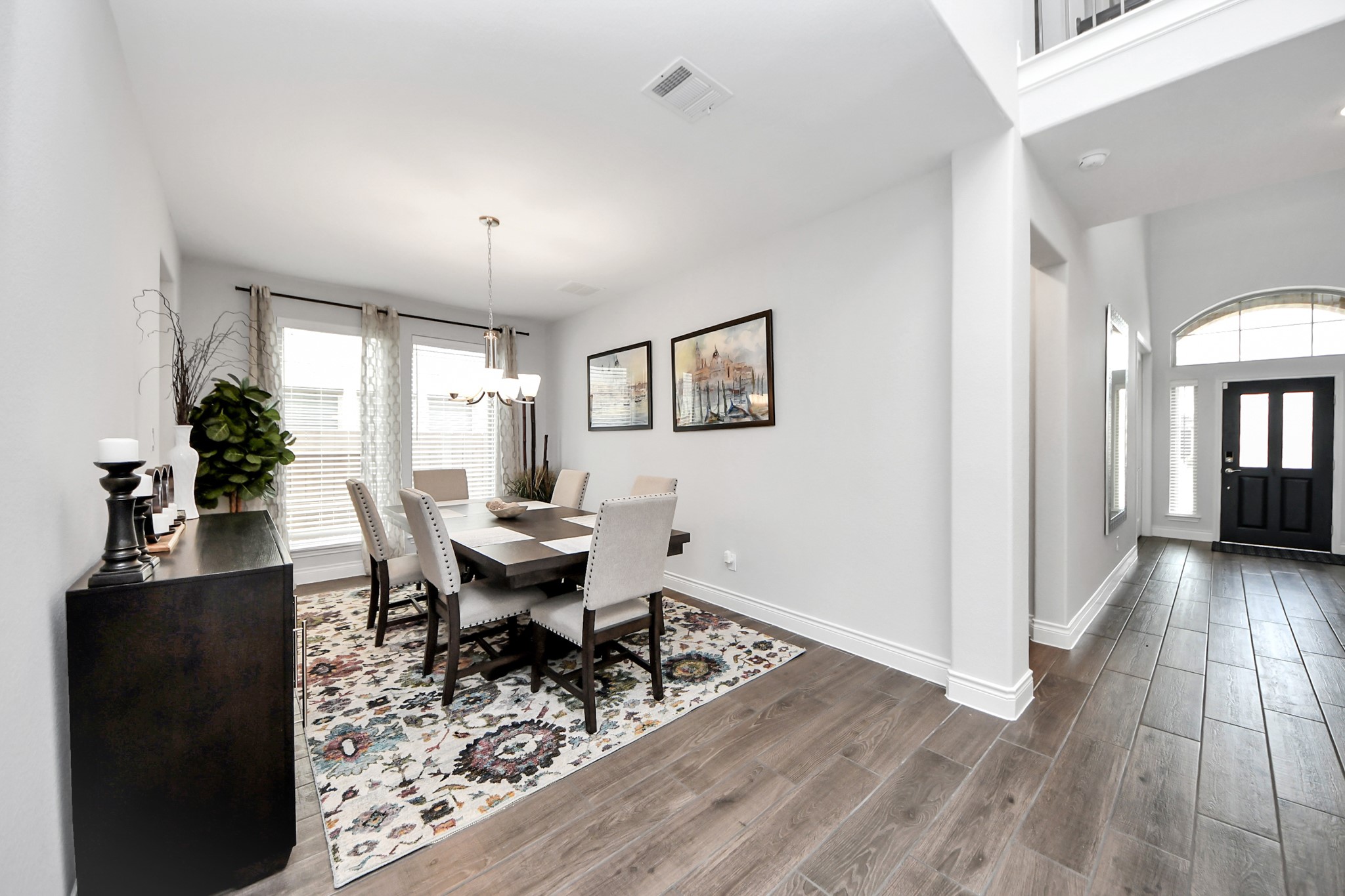 2242 Bayleaf Manor Drive Manvel, TX 77578 - Photo 19 of 48 a workspace with furniture window and wooden floor