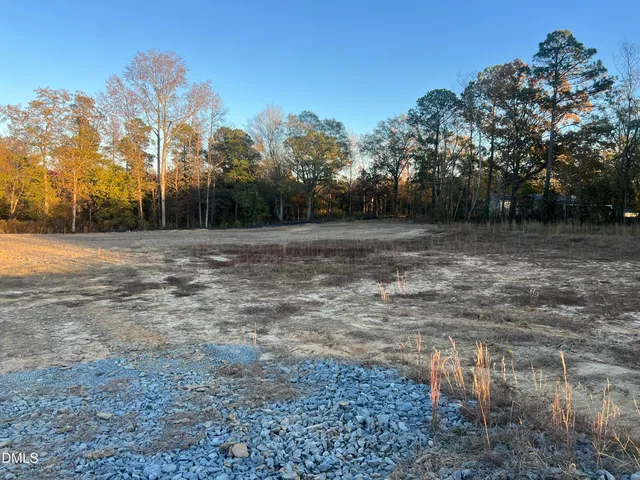 a view of a yard with a house