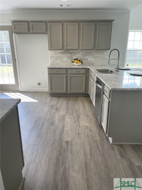 10 Fitzwater Road Port Wentworth, GA 31407 - Photo 13 of 48 Island kitchen with counter height bar featuring n
