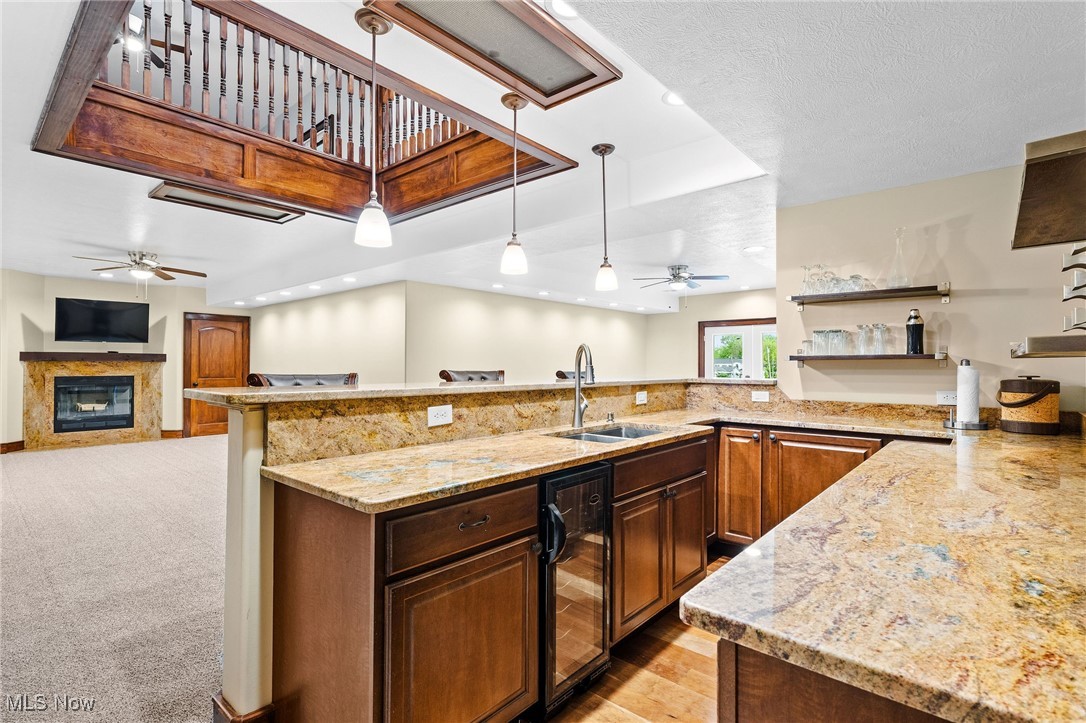 1238 Ridge Road Hinckley, OH 44233 - Photo 29 of 42 Basement wet bar