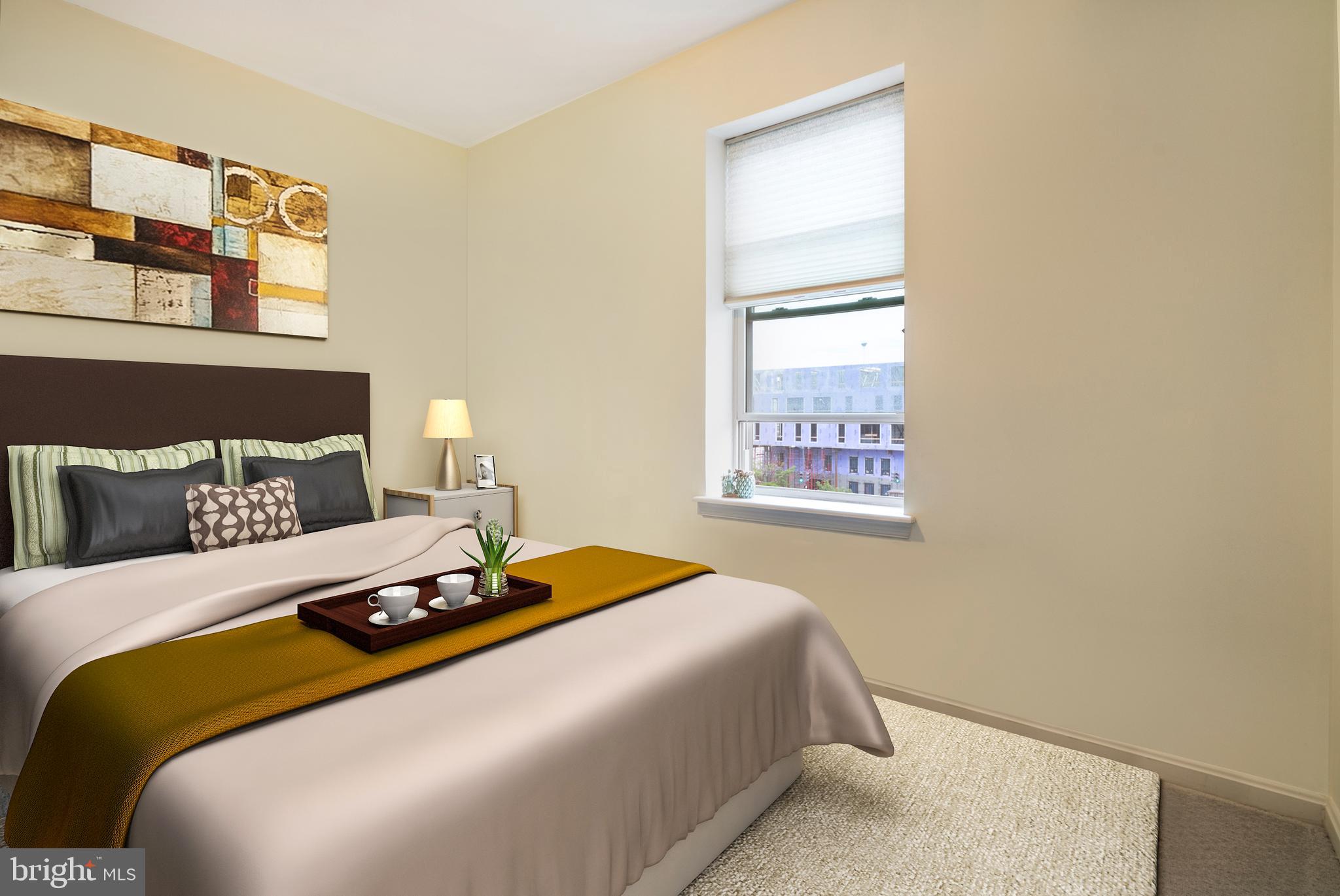1343 Clifton Street Northwest, Unit 302 Washington, DC 20009 - Photo 9 of 11 Guest Bedroom (w/Virtual Staging)