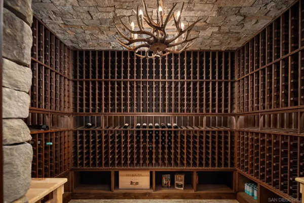 a view of a black gate