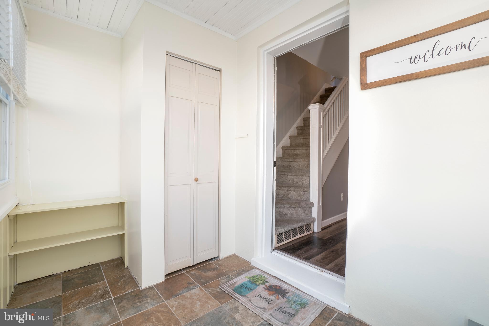 22 Eastship Road Baltimore, MD 21222 - Photo 4 of 28 Ceramic Tile Floor & Coat Closet