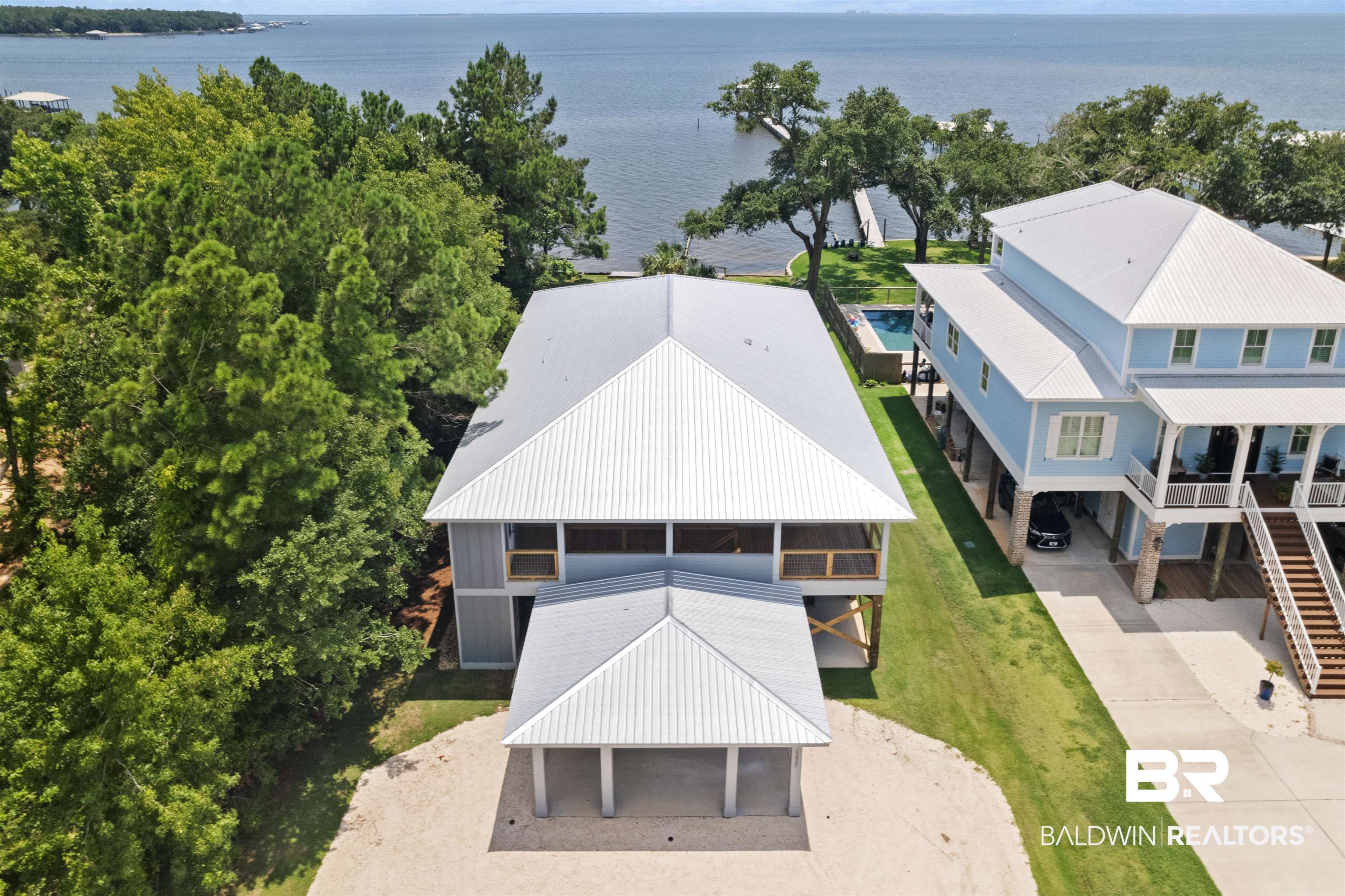 10507 County Road 1 Fairhope, AL 36532 - Photo 54 of 59 Aerial view featuring a water view