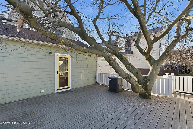 a view of outdoor space and deck