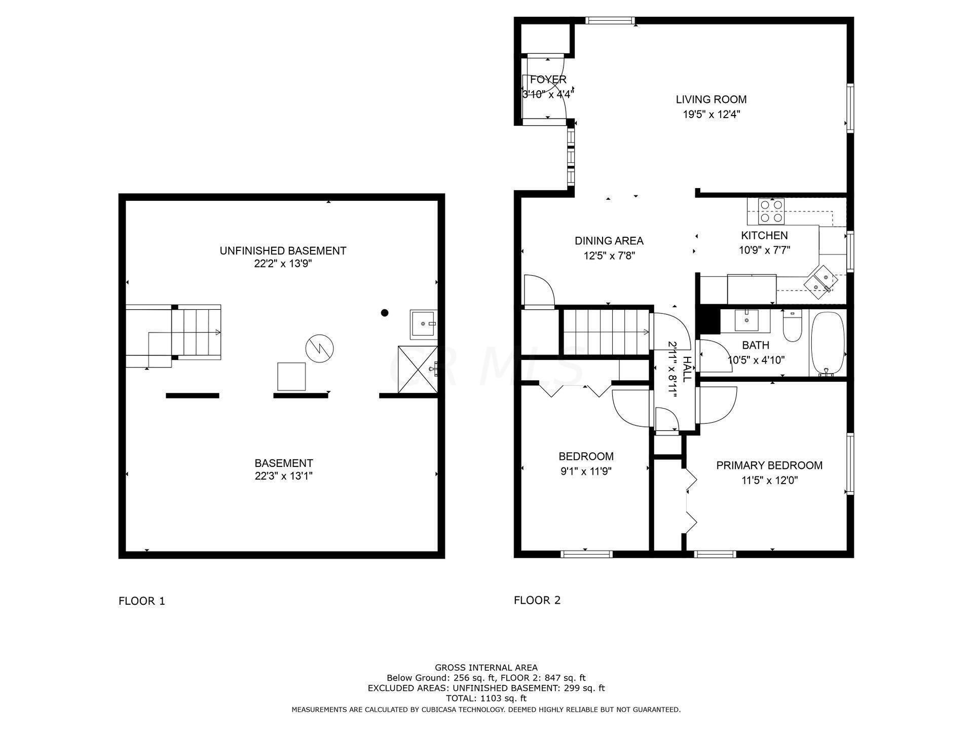 1631 Roxbury Road, Unit A2 Columbus, OH 43212 - Photo 36 of 38 Floor Plan