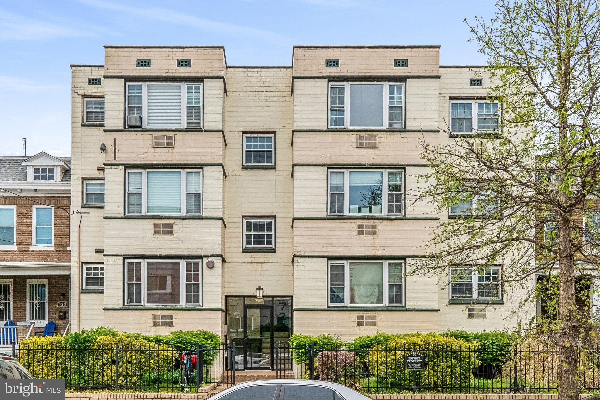 723 Longfellow Street Northwest, Unit 102 Washington, DC 20011 - Photo 2 of 17 front view of a building