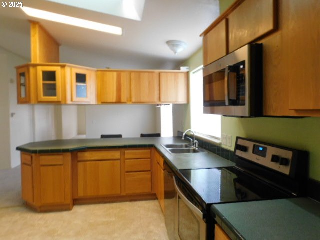 145 River Road Junction City, OR 97448 - Photo 17 of 35 a kitchen with a sink cabinets and window
