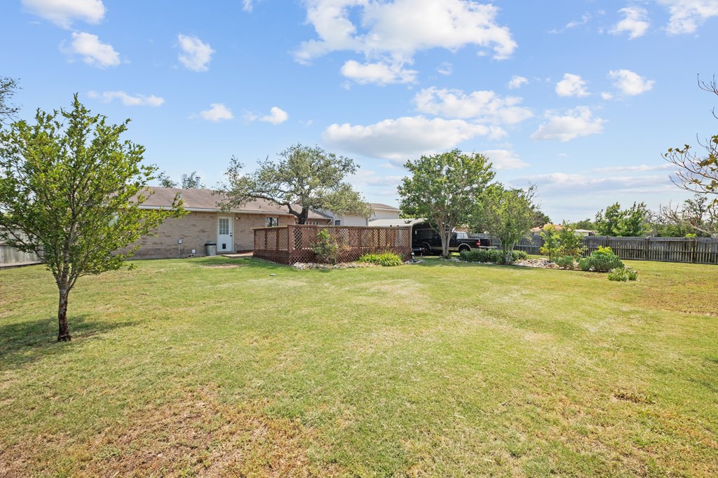 64 Quail Run Harper, TX 78631 - Photo 17 of 25 a view of a house with a yard