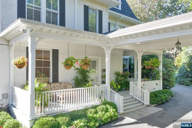 a front view of a house with porch