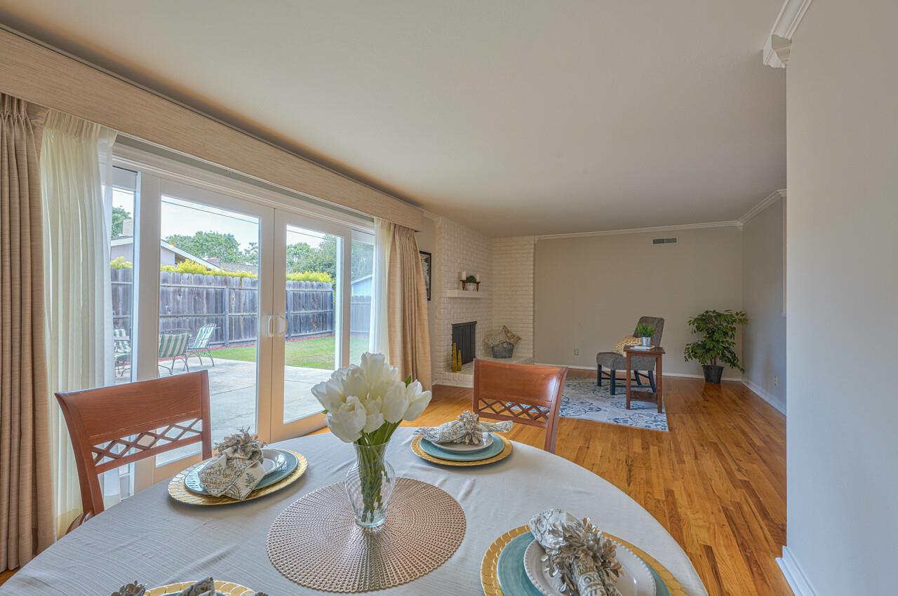918 Junipero Way Salinas, CA 93901 - Photo 7 of 33 a dining room with furniture window and wooden floor