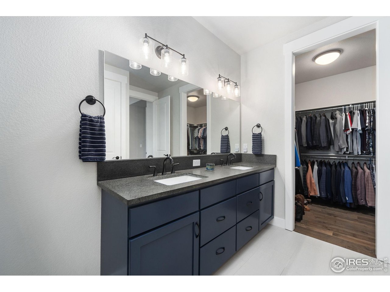 2748 Prairie Flax Street Berthoud, CO 80513 - Photo 19 of 40 Primary En Suite Bathroom with Walk-in Closet