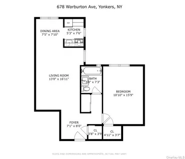 $159,000 | 678 Warburton Avenue, Unit 5J, Yonkers, NY 10701