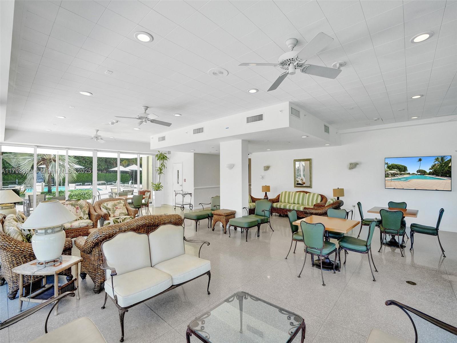200 Ocean Ln Drive, Unit 803 Key Biscayne, FL 33149 - Photo 17 of 21 a living room with furniture large window and flat screen tv