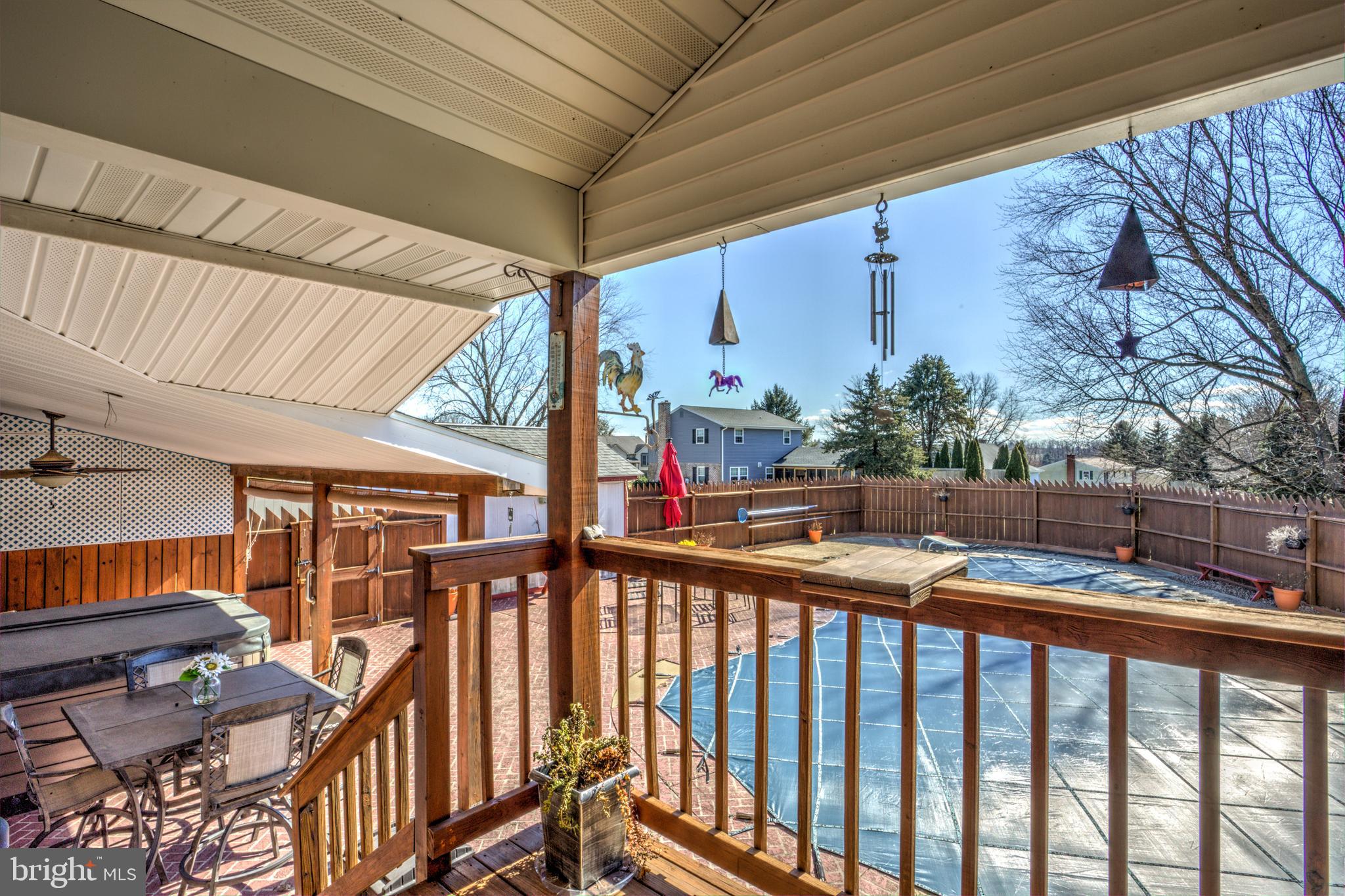 2363 Sunnyside Road Manheim, PA 17545 - Photo 12 of 39 Extensive roofed entertaining patios/new hot tub