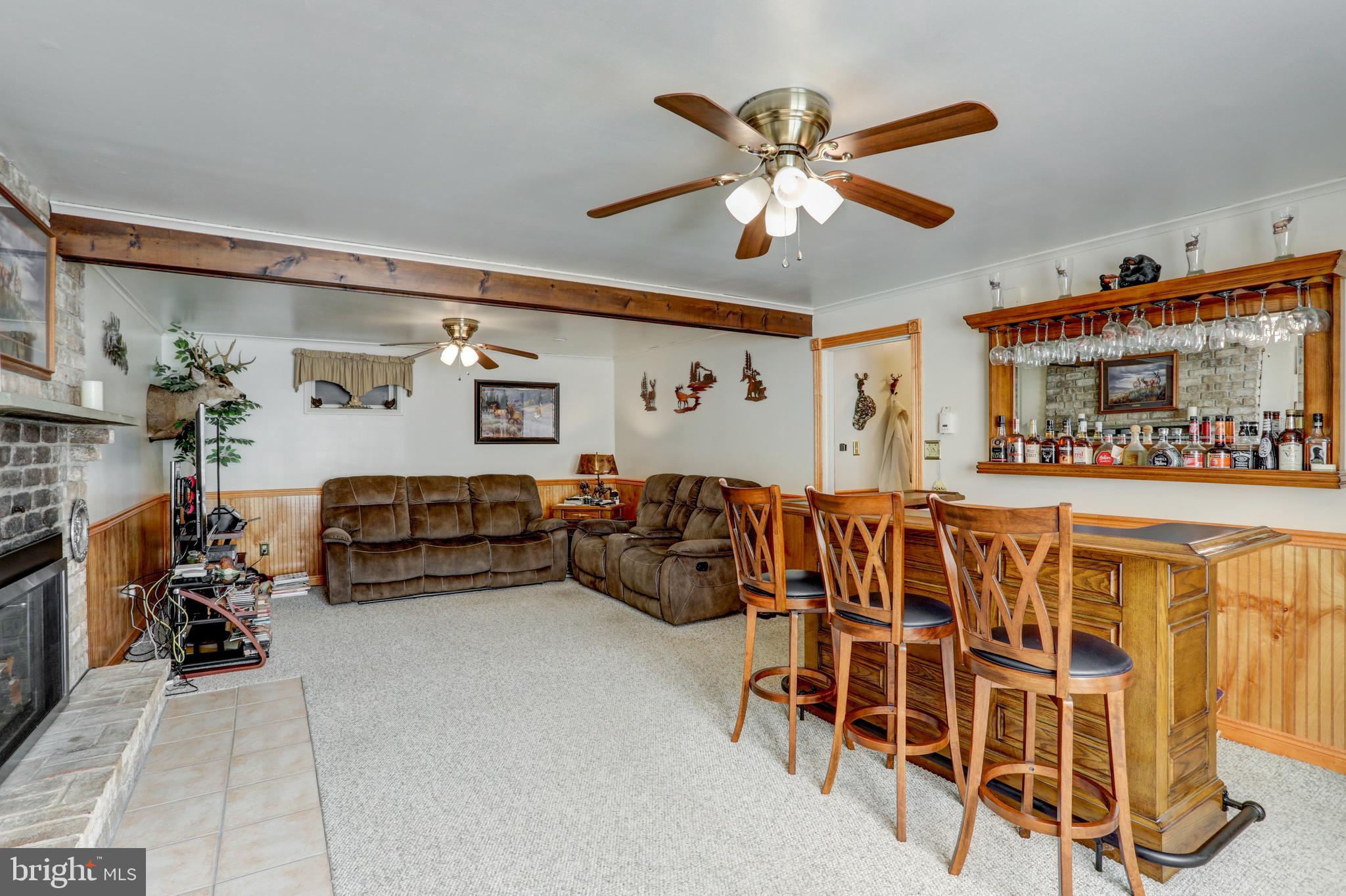 2363 Sunnyside Road Manheim, PA 17545 - Photo 38 of 39 Walk out family room with serving bar