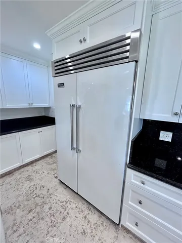 an empty room with an entryway