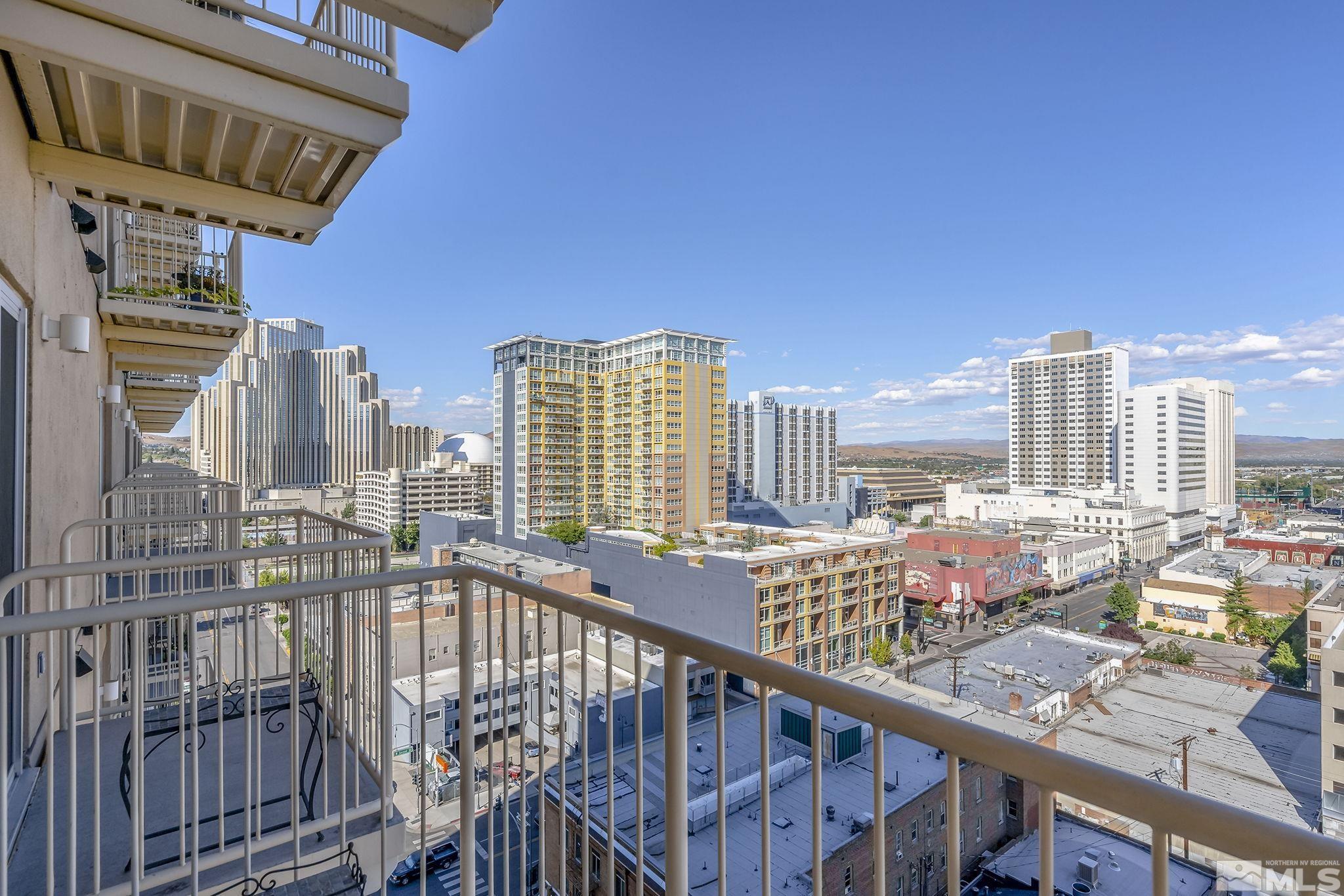 200 West 2nd Street, Unit 1102 Reno, NV 89501 - Photo 1 of 19 a city view from the balcony