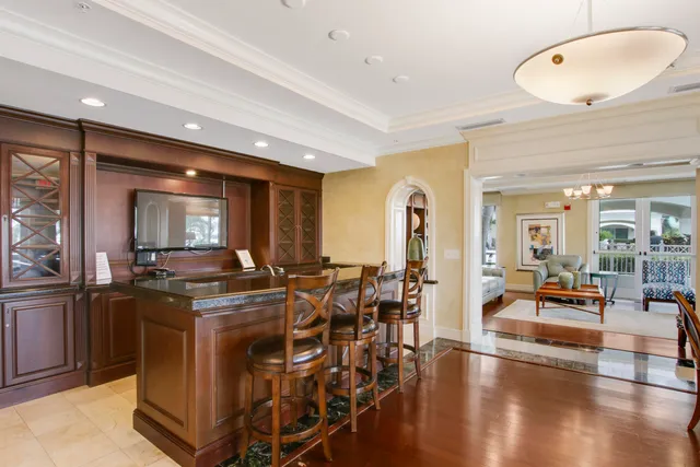 a view of a livingroom with furniture and wooden floor