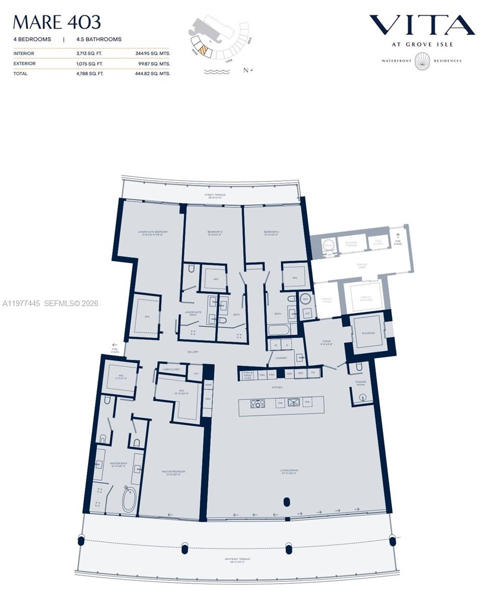 5 Grove Isle Drive, Unit M403 Coconut Grove, FL 33133 - Photo 28 of 29