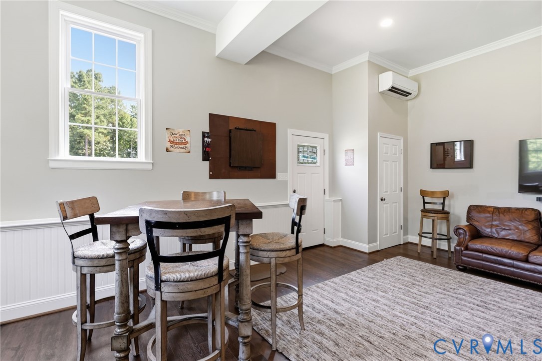 14019 Princess Mary Road Chesterfield, VA 23838 - Photo 22 of 61 Wood-finish flooring, white paneled wainscoting, c