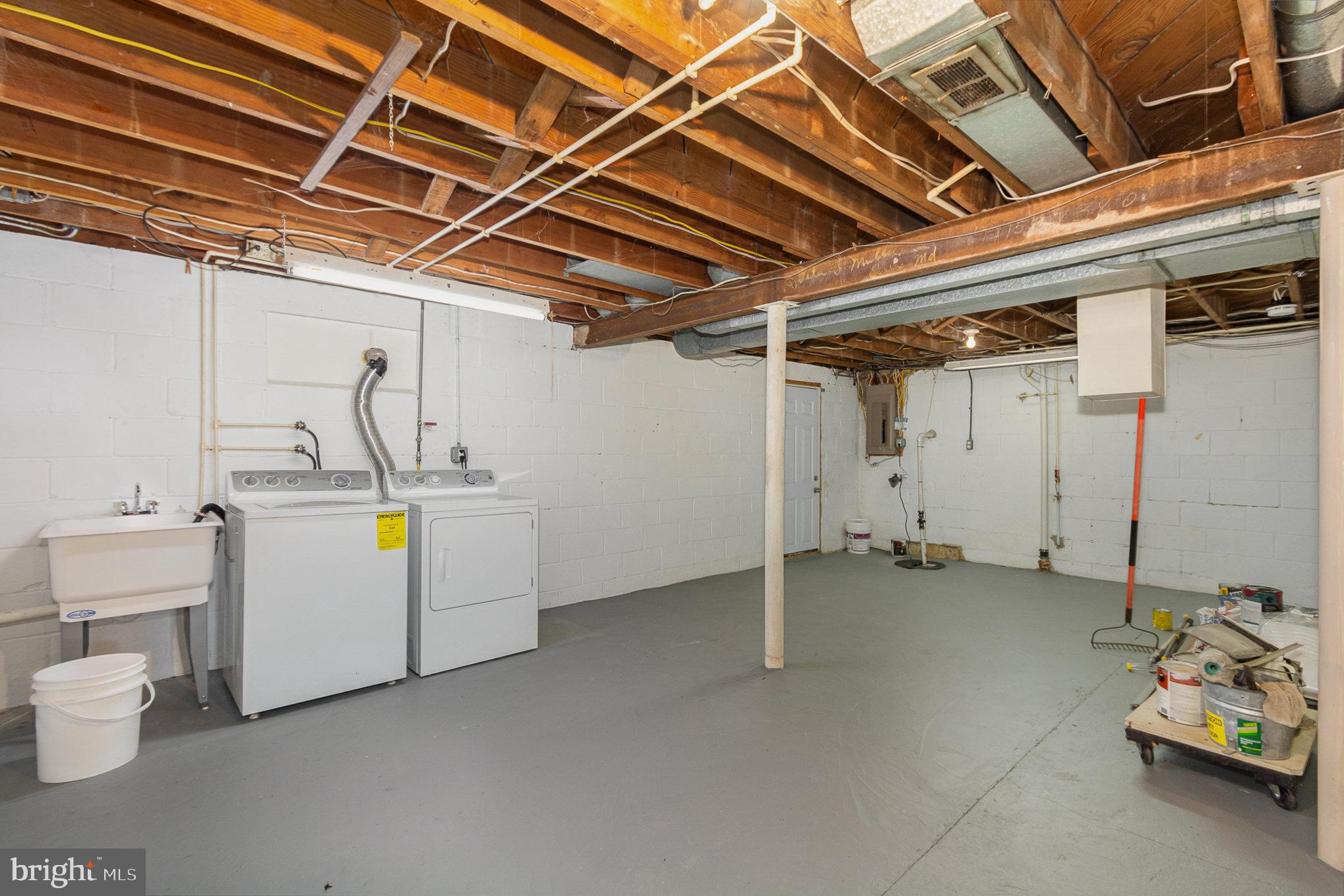 7911 Elmhurst Avenue Rosedale, MD 21237 - Photo 27 of 36 Unfinished Lower Level