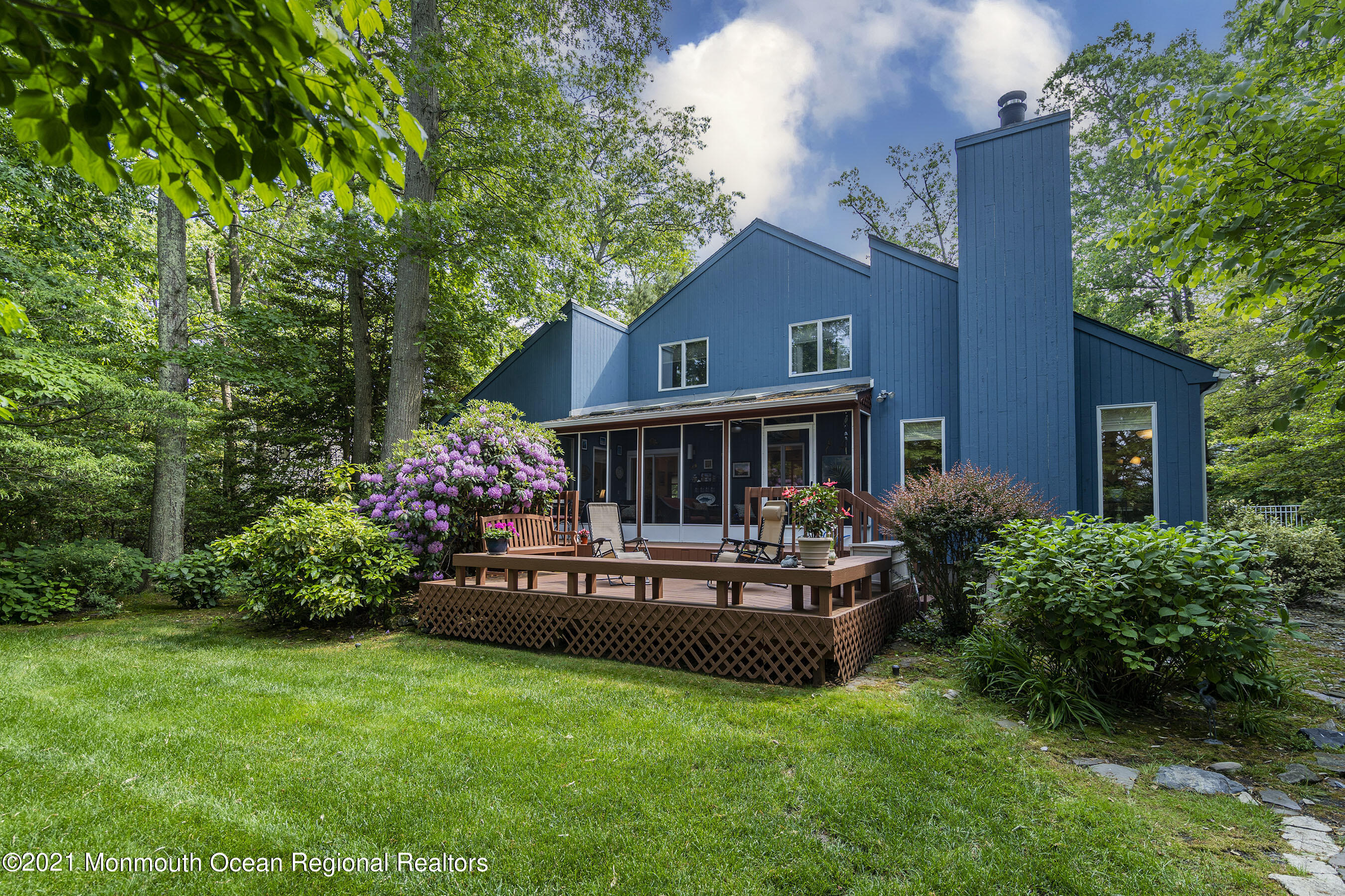 617 Turkey Point Road Brick, NJ 08724 - Photo 4 of 43 a front view of house with yard and outdoor seating