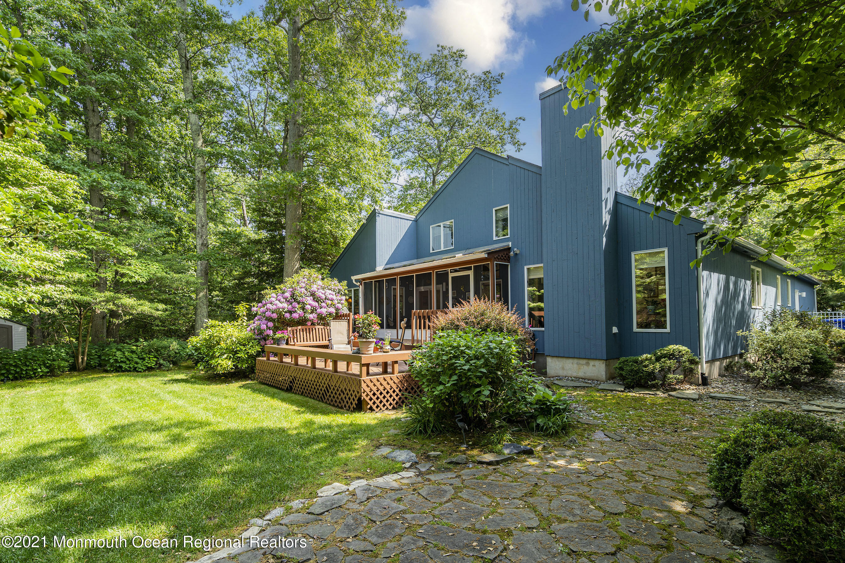 617 Turkey Point Road Brick, NJ 08724 - Photo 36 of 43 a front view of a house with garden