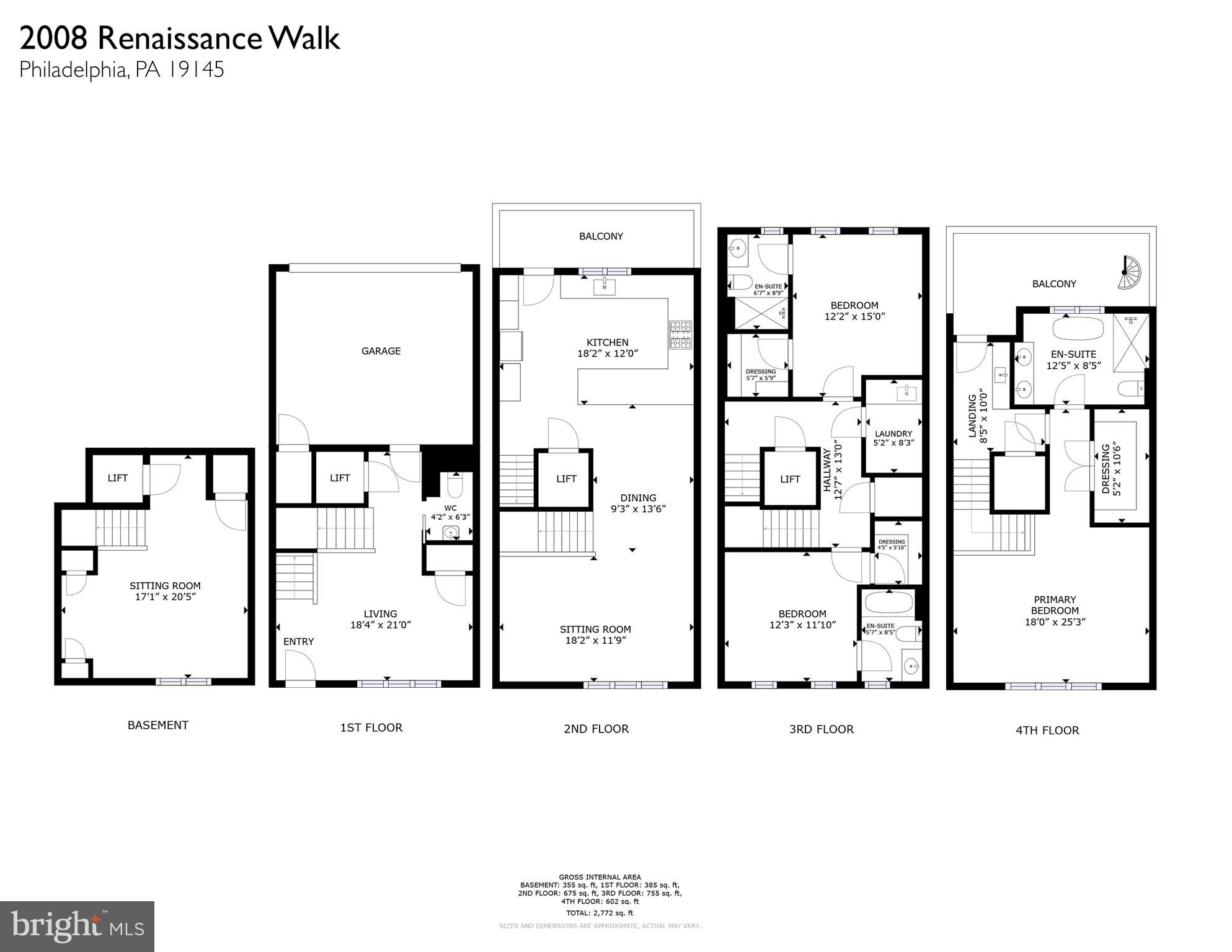 2008 Renaissance Walk, Unit 5 Philadelphia, PA 19145 - Photo 94 of 94 floor plans