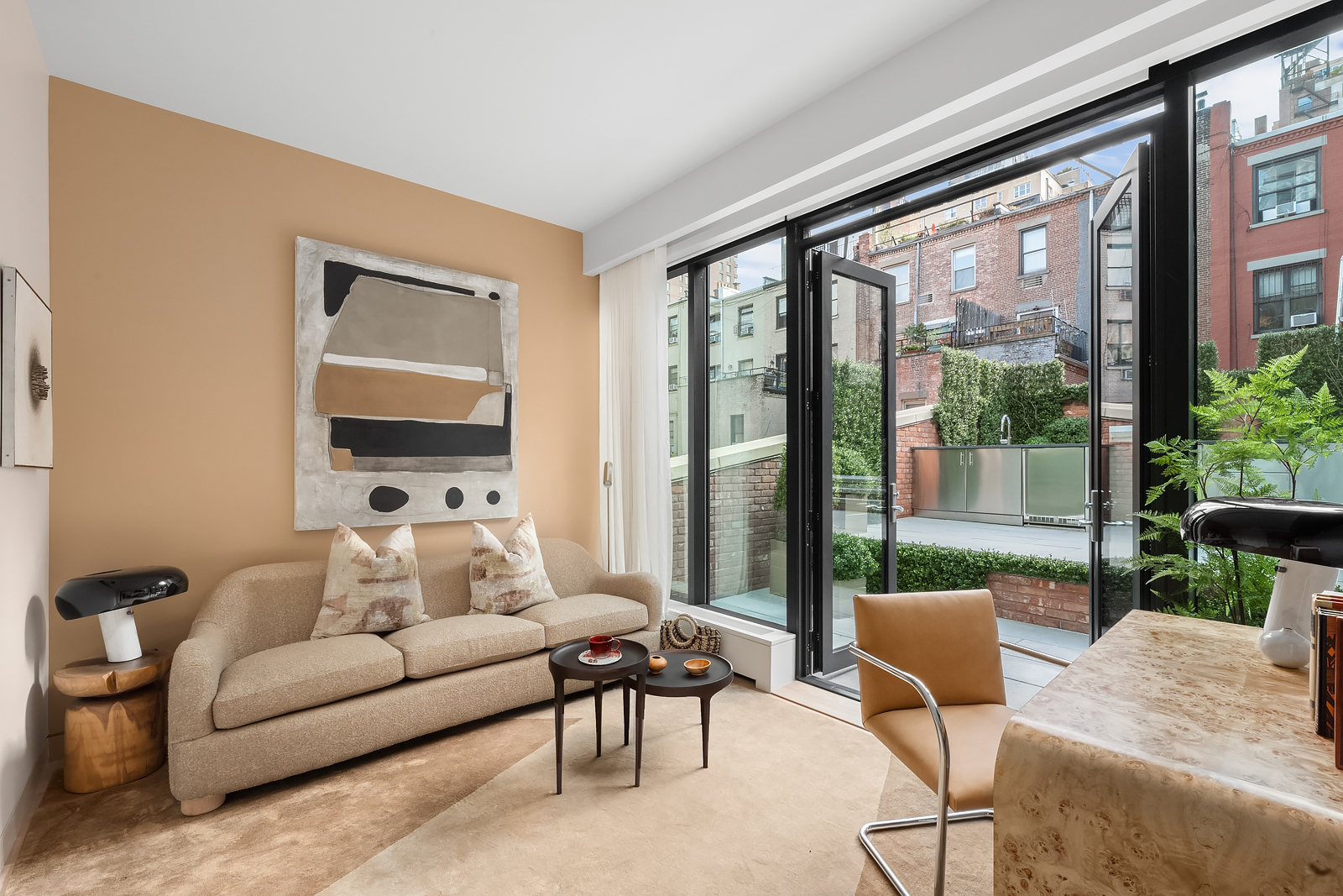 140 West 81st Street, Unit 2B Manhattan, NY 10024 - Photo 15 of 22 a living room with furniture and a large window