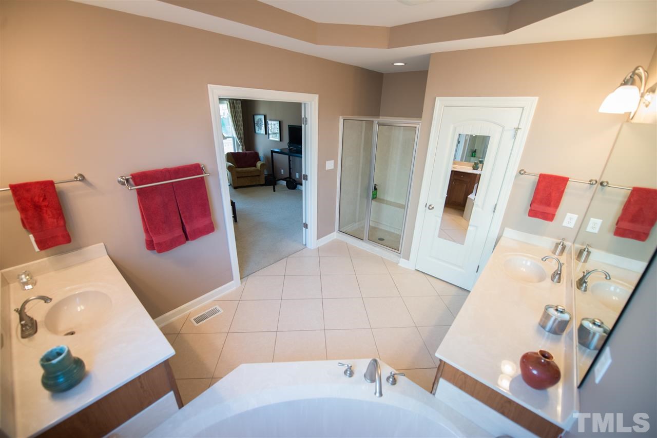 2417 Hagney Street Raleigh, NC 27614 - Photo 14 of 25 Dual vanities makes getting ready in the morning a breeze