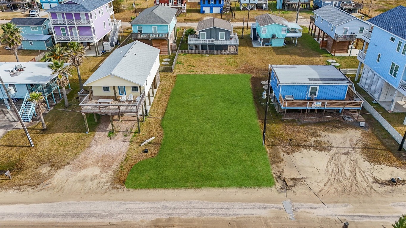 0 Ocean Avenue Surfside Beach, TX 77541 - Photo 14 of 19 an aerial view of a house with a garden and sitting area
