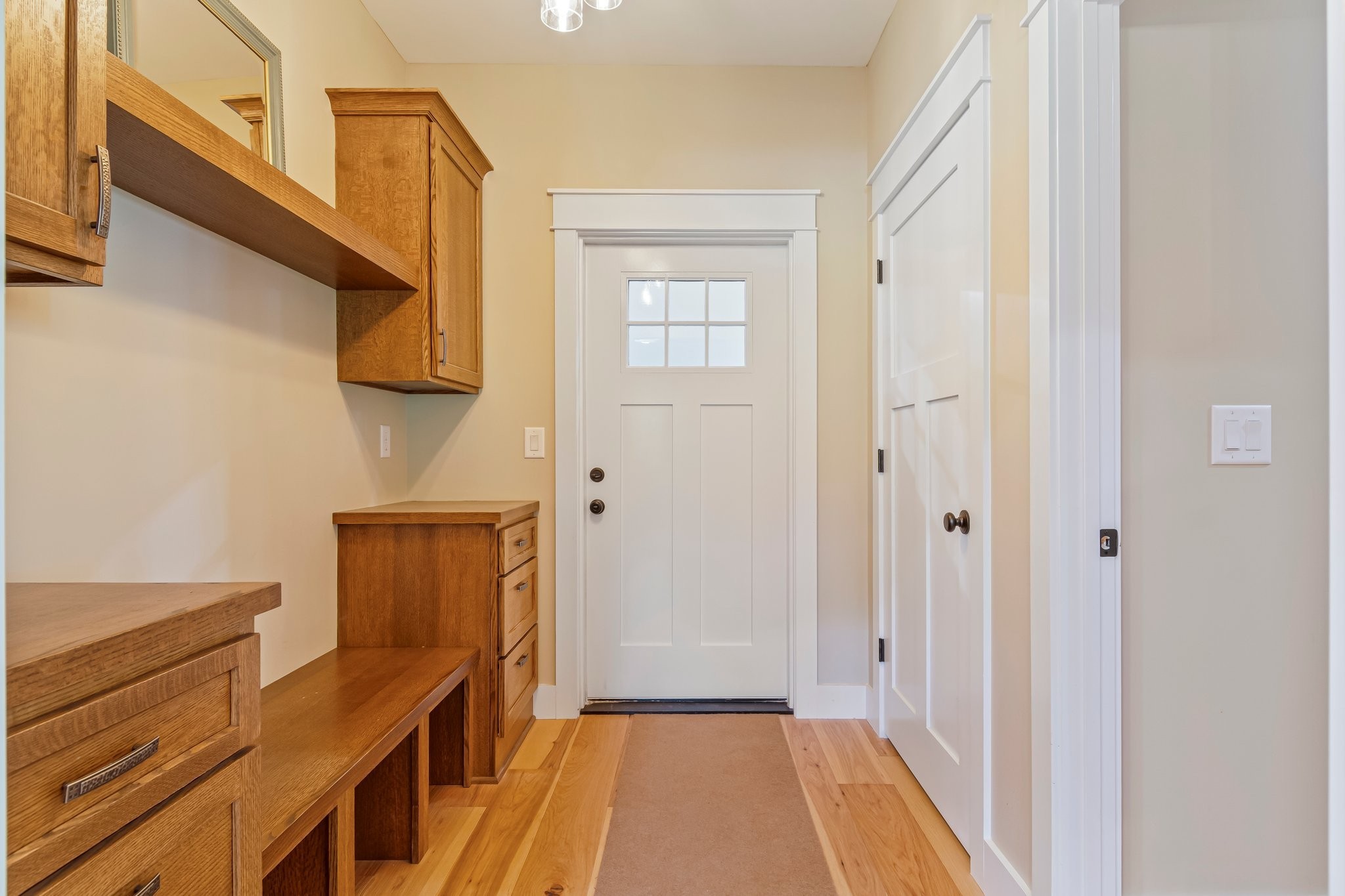 2825 Oregon Road Milton, TN 37118 - Photo 21 of 71 a view of a hallway with wooden floor and staircase