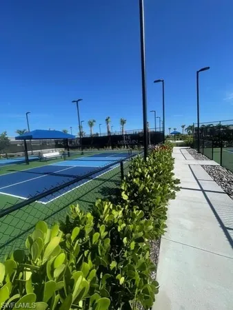 a view of a yard with an outdoor space