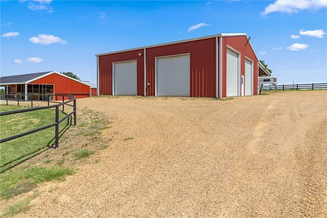 a view of garage with furniture